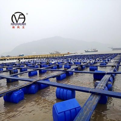 Farming Aquaculture PE Pontoon Cage with 200mm/250mm/450mm/500mm Floating Pipe