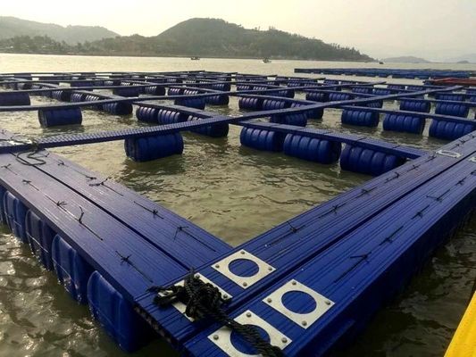 High Buoyancy Square Pontoon Floating Cage Hassle Free Assembly And Disassembly