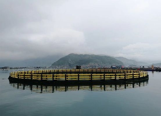 Lake Aquaculture HDPE Circular Fish Cage with Floating Pipe 200mm/500mm