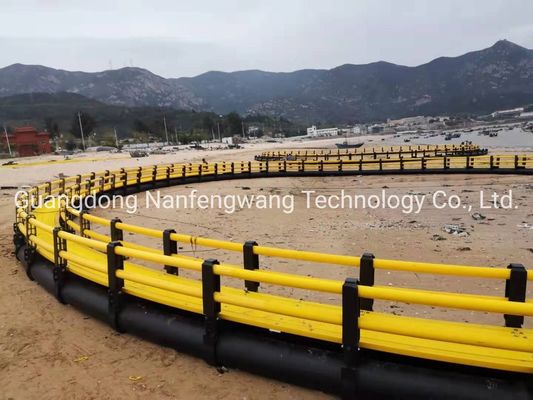 HDPE Material Abalone Leisure Fish Farm Aquaculture Anti-Wave Floating Circular Square Deep Sea Cage with Customization