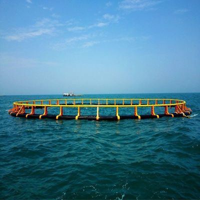 NF PE Offshore Aquaculture Net Cage Customized with Floating Pipe 200mm/250mm/315mm/350mm/400mm/450mm/500mm