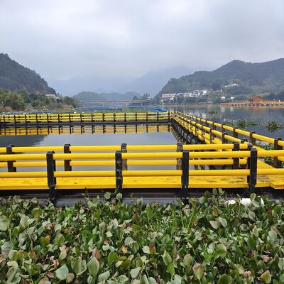 All-in-one Floating Deck for Cage Fish Farm Water Tourism Development