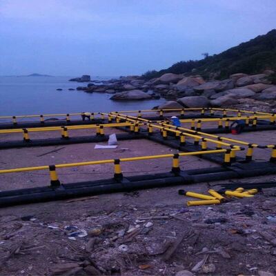 Square Leisure HDPE Fish Cage, Floating Aquaculture Platform, Custom Sizes