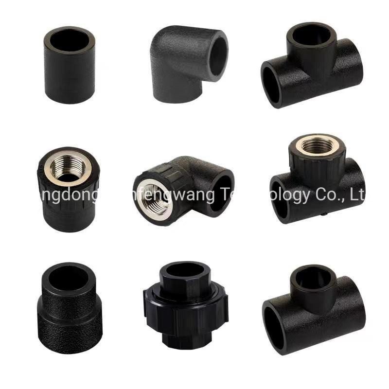 110*90mm HDPE Electrofusion Reducing Tee PE Multi Specification SDR11/13.6/17