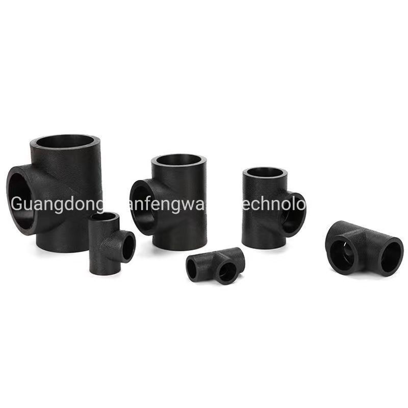 Equal Round Head Code Plastic PE Pipe Fittings For Bathroom Custom Size