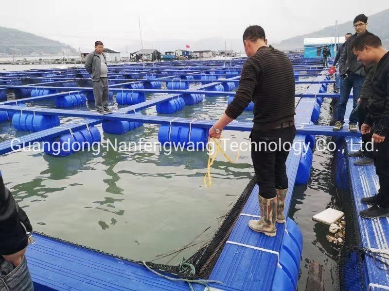 Flexible Floating Fish Cage HDPE Pontoon Cubes For Deep Sea Ocean