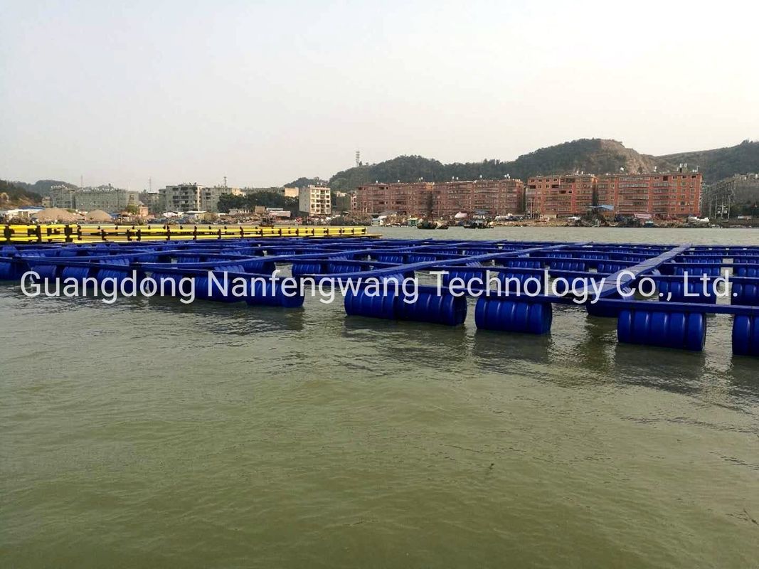 Flexible Floating Fish Cage HDPE Pontoon Cubes For Deep Sea Ocean