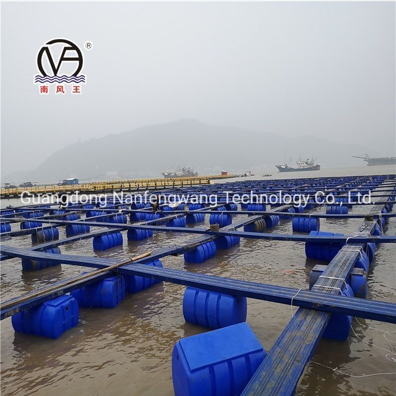 Green And Yellow Pontoon Cage Fish Net Cage Fish Culture With Customization