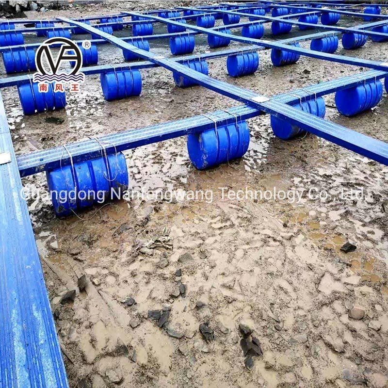 Farming Aquaculture PE Pontoon Cage with 200mm/250mm/450mm/500mm Floating Pipe