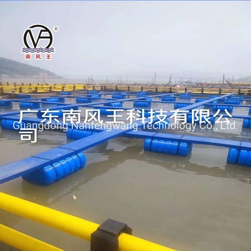 HDPE Plastic Modular Cage Culture Pontoon with Floating Pipe 200mm/250mm/450mm/500mm