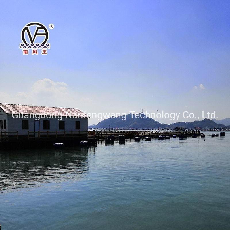 HDPE Plastic Modular Cage Culture Pontoon with Floating Pipe 200mm/250mm/450mm/500mm