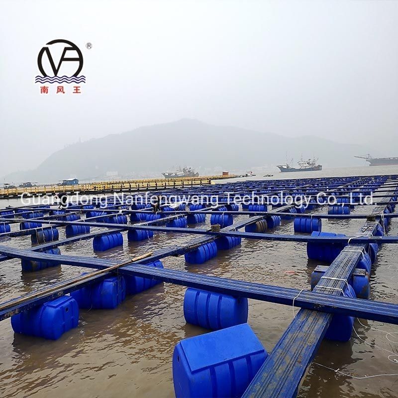 HDPE Square Pontoon Aquaculture Cage 10m 60m Diameter For Farming Machinery