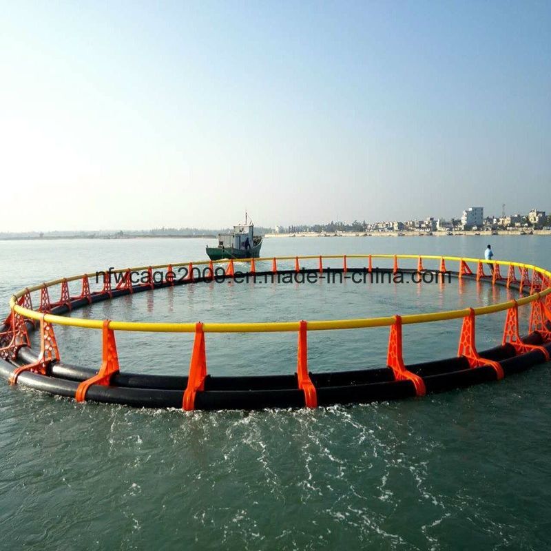 Offshore Aquaculture Floating Fish Cage with 200mm/250mm/315mm/350mm/400mm Floating Pipe