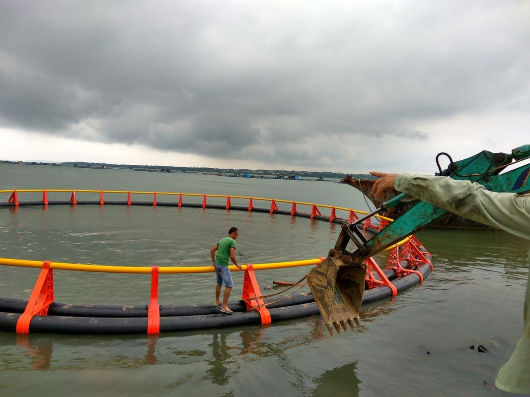 Customized Sizes PE100 Raw Materials with PE Bracket HDPE Sea Cage Trap Delivery Detail Two Weeks After Receiving Deposit