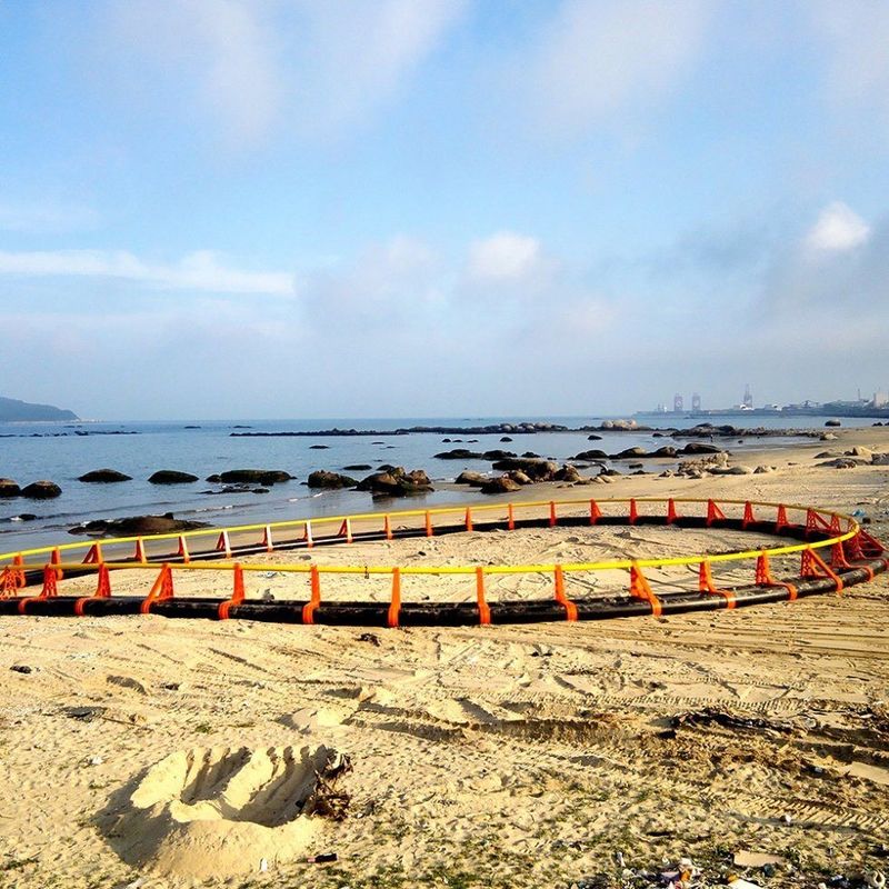 Fishing Auxiliary Machinery Type Auxiliary Winch HDPE Deepsea Floating Fish Farming Cage Black and Yellow