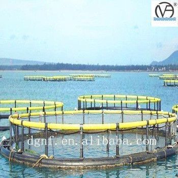 Fishing Auxiliary Machinery Type Auxiliary Winch HDPE Deepsea Floating Fish Farming Cage Black and Yellow
