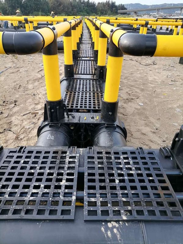 Square Cage for Tilapia Breeding in Lake Diameter 10m 60m and Floating Pipe 200mm/250mm/315mm/350mm/400mm/450mm/500mm