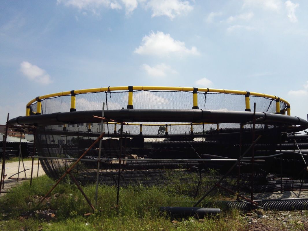 HDPE Pipe Circular Fish Cage For Fresh Water Fish Farming In Pond And Lake