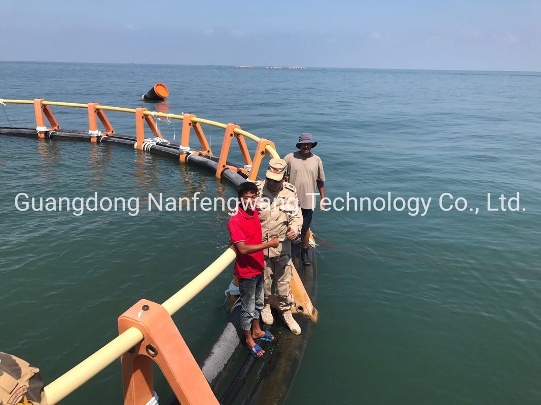Deep Sea Aquaculture HDPE Fish Farming Cage Floating With 10m 60m Diameter