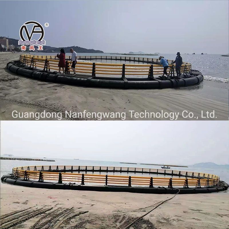 PE Super Cage for Deep-Water Fishery and Aquaculture Floating Pipe 200mm Diameter 10m 60m