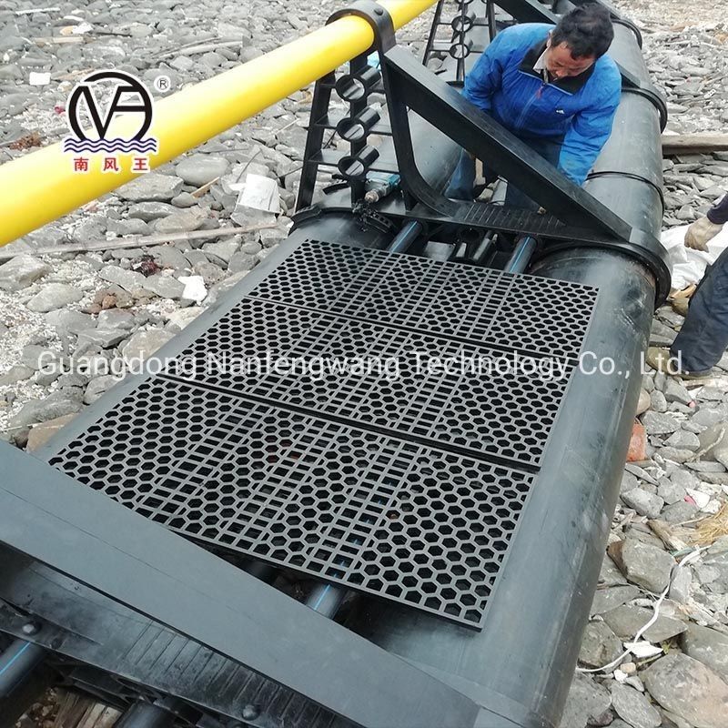 Fishery Breeding Anti Wind Wave Floating Black and Yellow PE Deep-Sea Fish Cage Customization with Customization