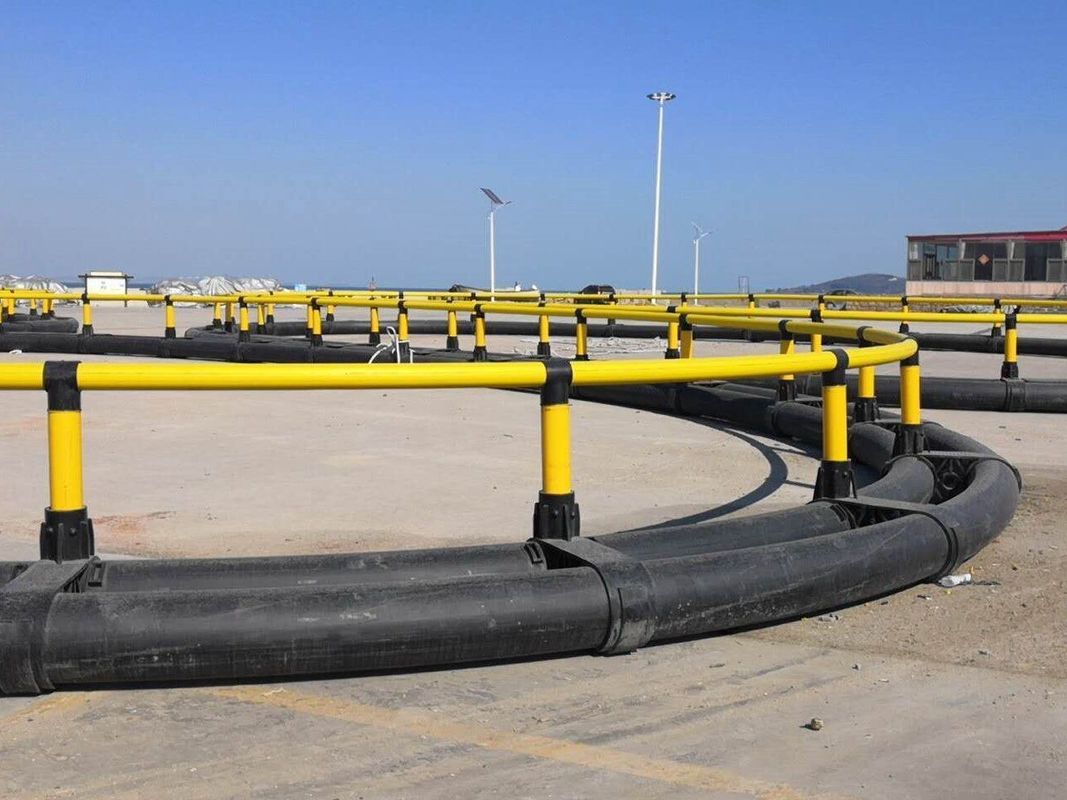 HDPE Circular Fish Farming Cage 30m Diameter For Aquaculture And Customization