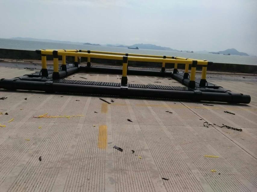 Square Aquaculture Fish Cage 6X6m Floating Pipe 200mm/500mm For Lake And River