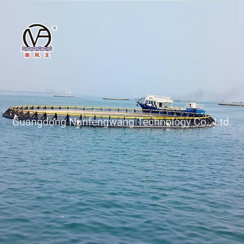 PE Enhanced Deep Water Farming Aquaculture Fish Cage In African Lakes