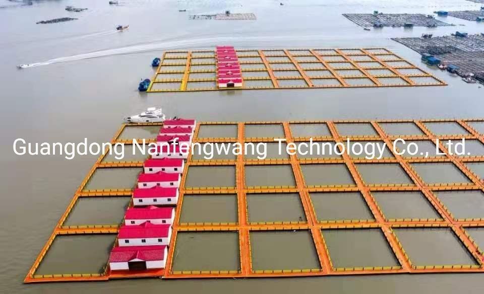 Ocean Lake Floating Leisure Cage Platform and Walkway Delivery Detail Two Weeks After Receiving Deposit