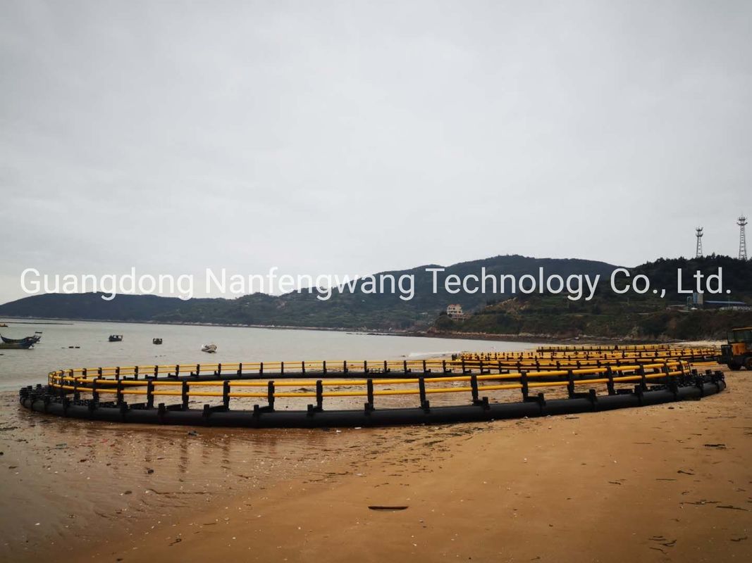 HDPE Material Abalone Leisure Fish Farm Aquaculture Anti-Wave Floating Circular Square Deep Sea Cage with Customization