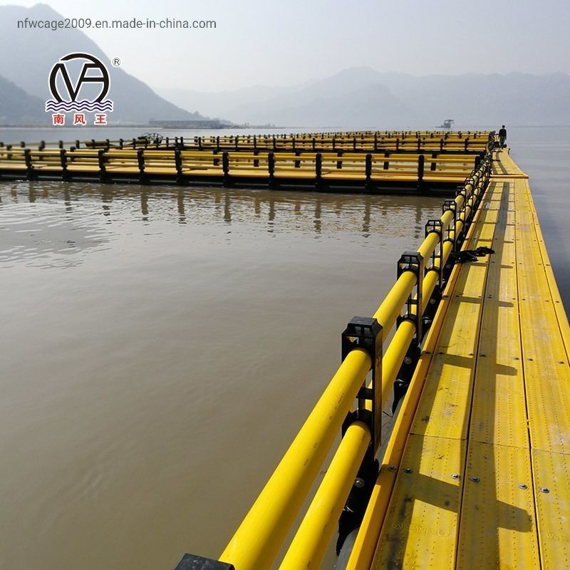 Round Deep Sea Aquaculture And Marine Fish Cage Diameter 10m - 60m