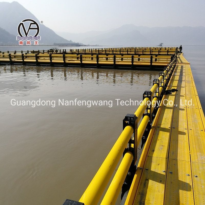 Round HDPE Leisure Fish Cage for Aquaculture Fish Durable and Long-Lasting