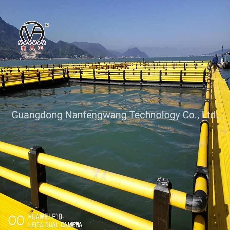 Round HDPE Leisure Fish Cage for Aquaculture Fish Durable and Long-Lasting
