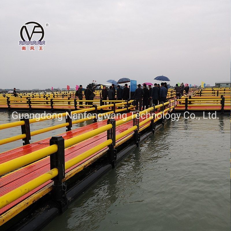 Leisure Aquaculture HDPE Cage With 200mm/250mm/315mm/350mm/400mm/450mm/500mm Floating Pipe
