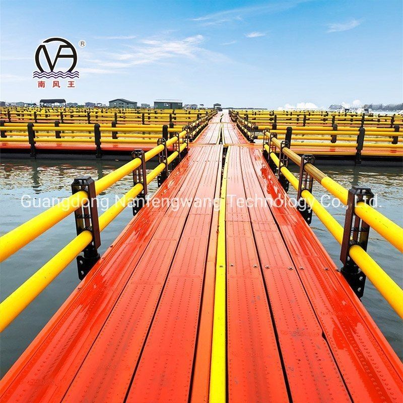 Leisure Aquaculture HDPE Cage With 200mm/250mm/315mm/350mm/400mm/450mm/500mm Floating Pipe