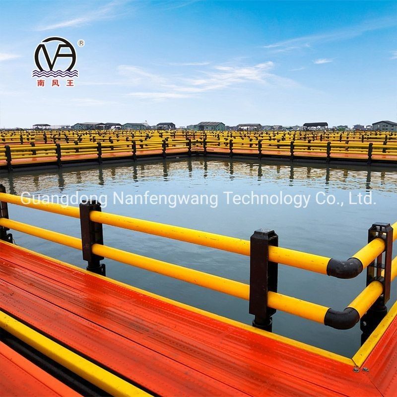 Leisure Aquaculture HDPE Cage With 200mm/250mm/315mm/350mm/400mm/450mm/500mm Floating Pipe