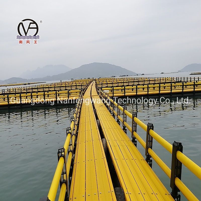 Marine Aquaculture and Fishery HDPE Square Leisure Cage with Floating Pipe 200mm/250mm/315mm/350mm/400mm/450mm/500mm