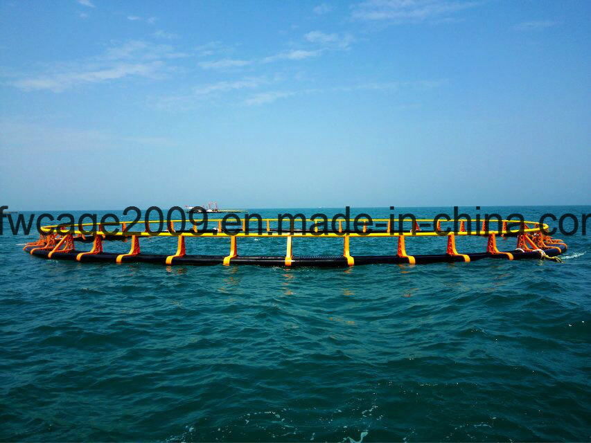 HDPE Circular Fish Cage 13m-50m Diameter with 200mm-400mm Floating Pipe