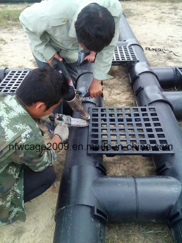 HDPE Circular Fish Cage 30m-50m Diameter with 200mm-400mm Floating Pipe