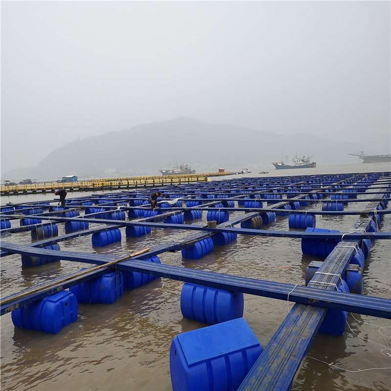 Hydraulic Power Source Submersible Floating Pontoon Fish Farming Cage with Marine Special Polyethylene