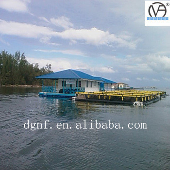 HDPE Circular Fish Cage with 50-Year UV Resistance and -60°C/+80°C Temperature Range for 50000 Ton Aquaculture Production