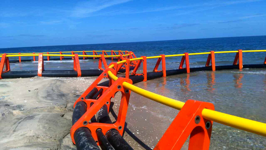 HDPE Circular Fish Cage Engineered For Fish Farming In Marine And Freshwater Environments Offering Durability And Stability