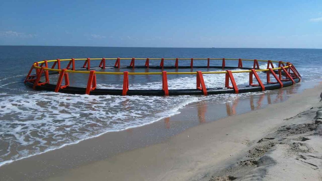 HDPE Circular Fish Cage Engineered For Fish Farming In Marine And Freshwater Environments Offering Durability And Stability