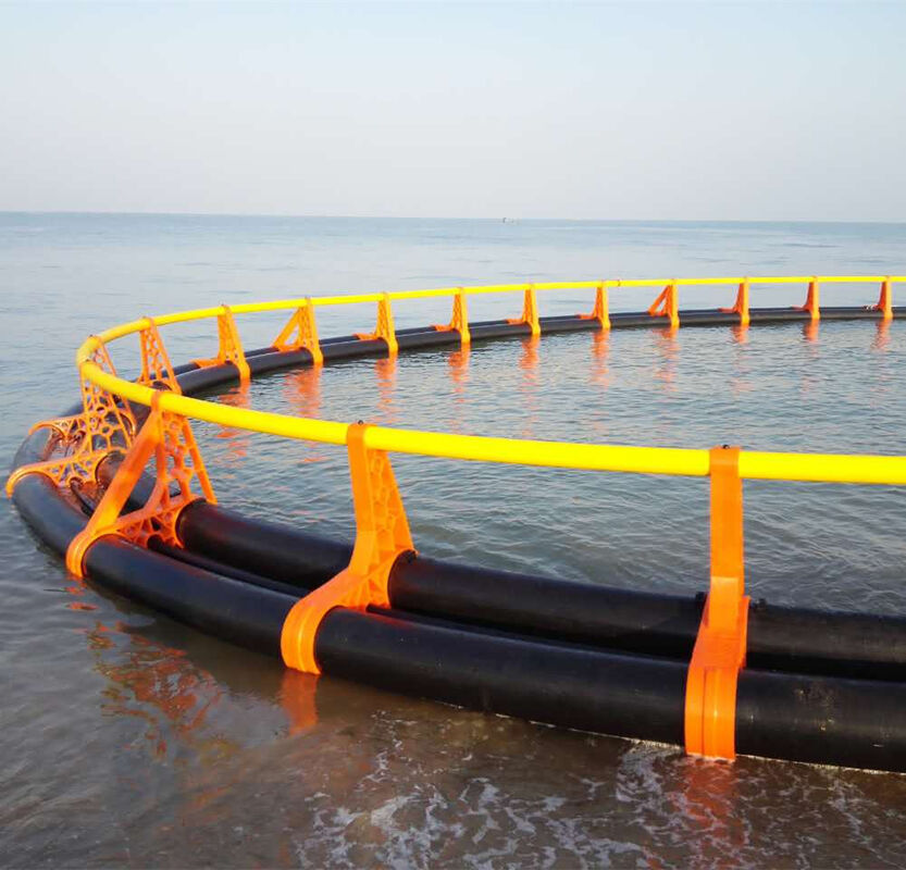 Durable HDPE Circular Fish Cage with 25-Year Lifespan and Corrosion Resistance for Customizable Aquaculture 10m-60m Diameter