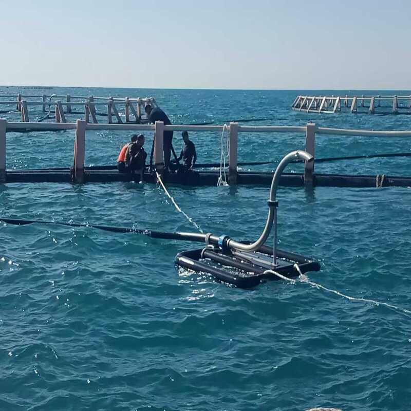 HDPE Fish Cage Floating Platform Integrated Molding Seamless Frame Anti Aging Impact Resistant For Offshore Breeding
