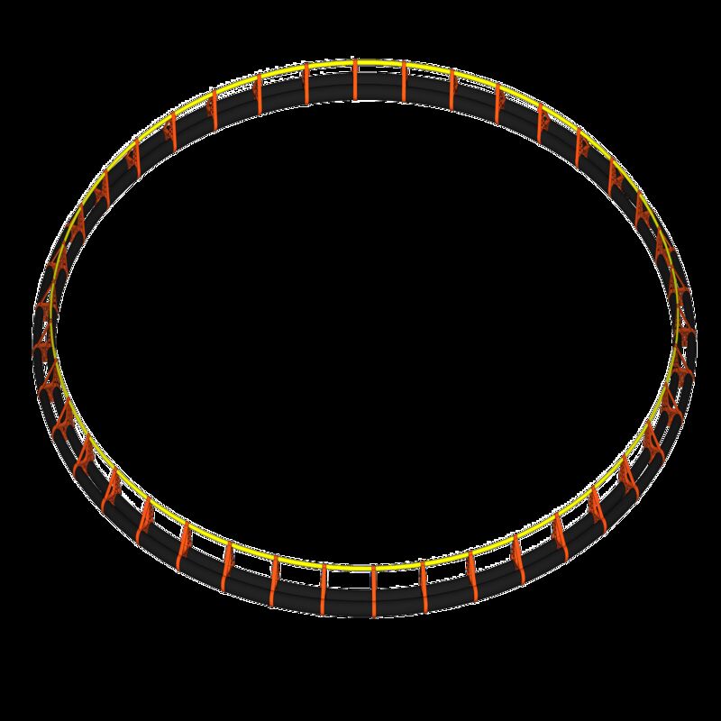 HDPE Freshwater Fish Cage Integrated Injection Molding Seamless Frame High Strength Impact Resistant For Offshore Marine Aquaculture