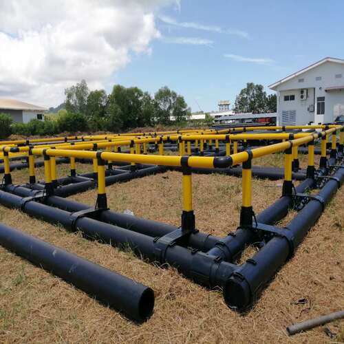 HDPE Square Fish Cage Anti UV Floating Net Cage For Fish Shrimp Farming