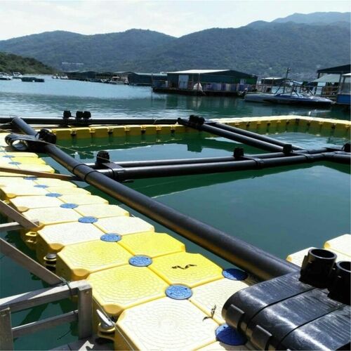 Large Scale Square Fish Farming Cage Complete Cage System For Lake Reservoir