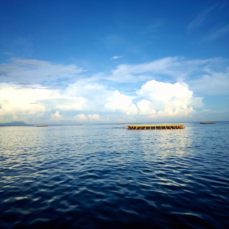 Deep Water Round Fish Farming Cage Anti Aging Floating Net Cage