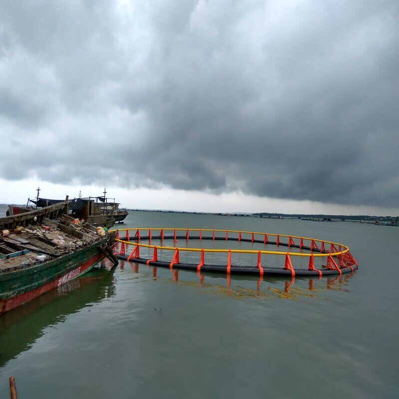 Heavy Duty Round Fish Breeding Cage Large Scale Commercial Aquaculture Cage Anti-Aging HDPE Net Cage for Freshwater Fish Farming